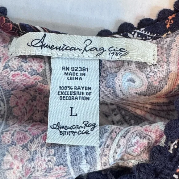 Boho Paisley Maxi Dress Long Sleeve Festival Bohemian Large - Picture 14 of 15